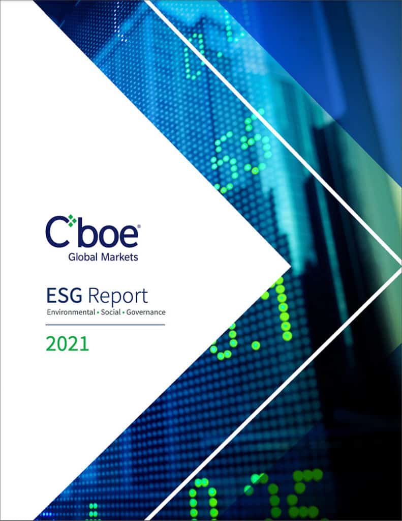 Cboe ESG Report Cover