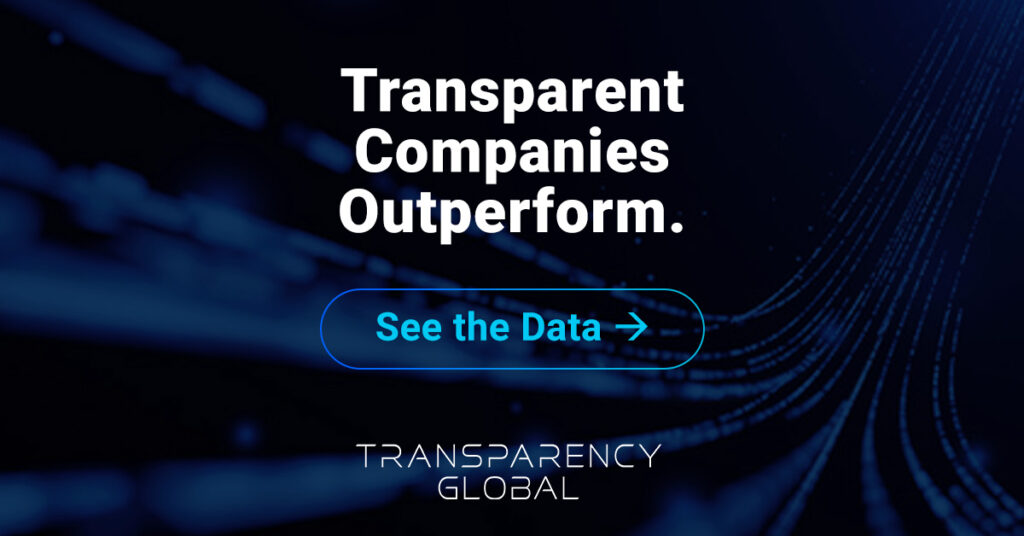Transparent Companies Outperform