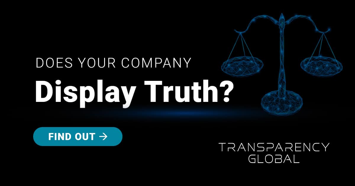 Does your company display truth?